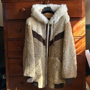 Coach Shearling Ski Hoodie